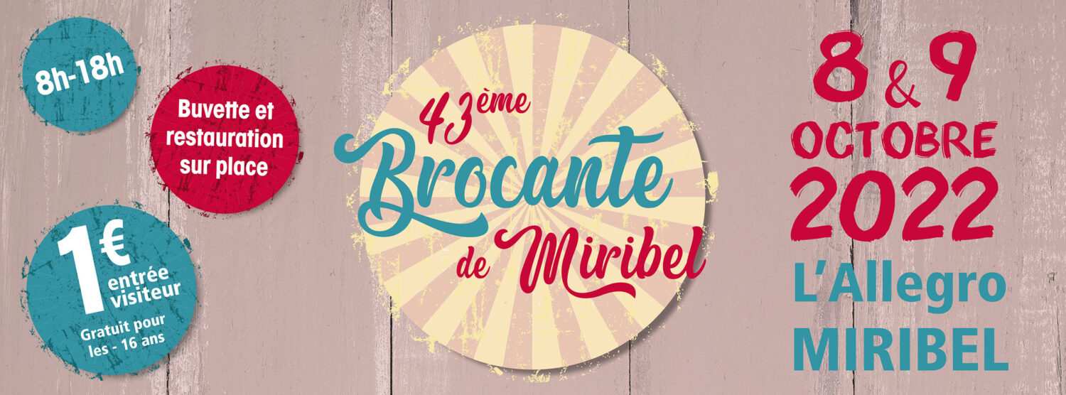 Brocante & vide-grenier de Miribel